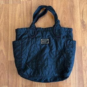 ❤️ Marc Jacobs Quilted Nylon Tote Bag Black